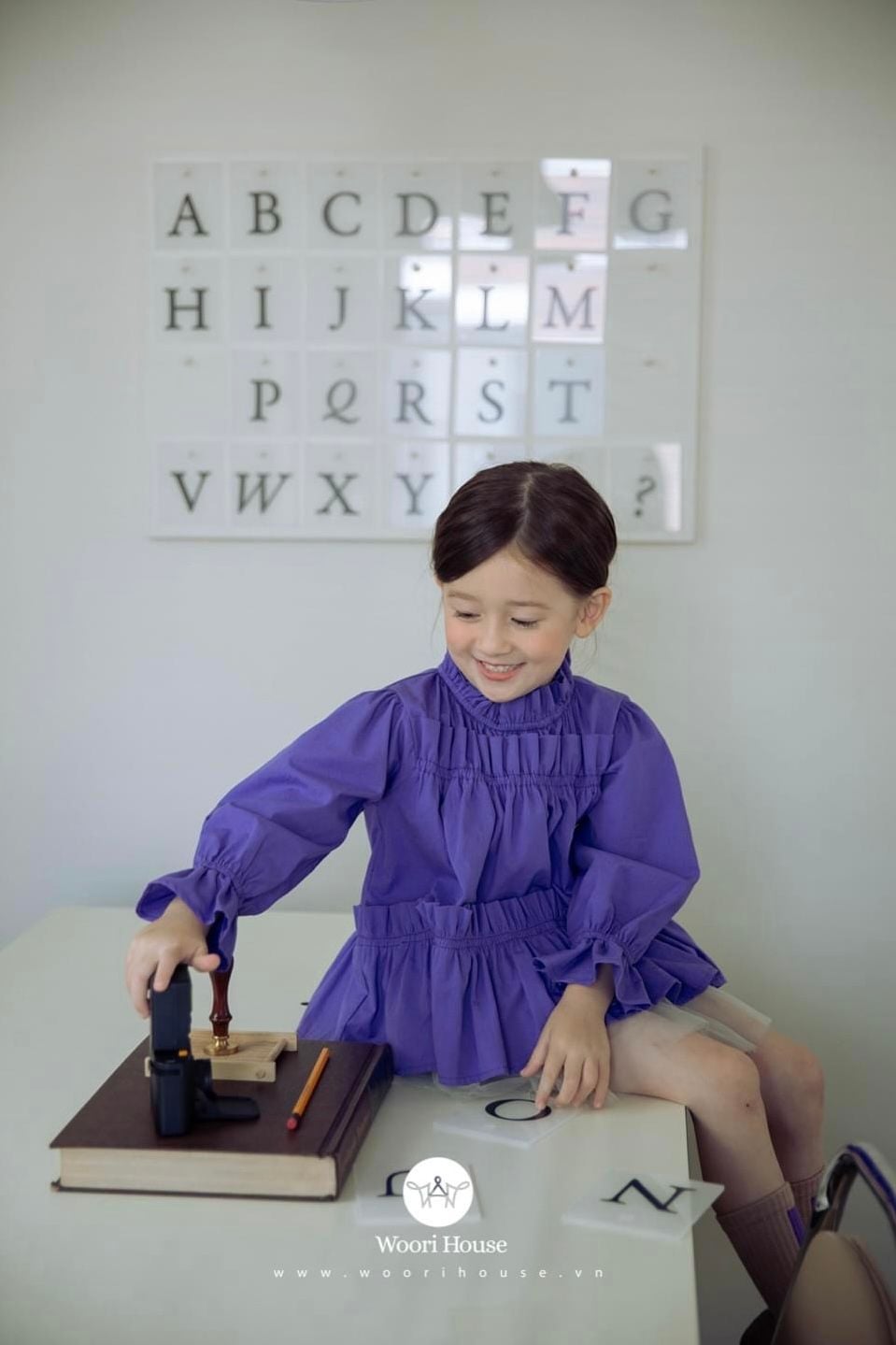 NN - Áo sơ mi Sara phối ruffle