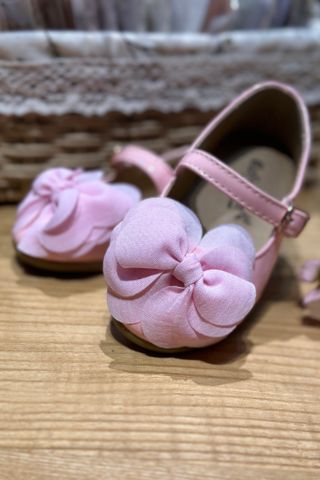 Giày Camelia hoa lụa