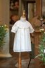 AR - Váy White May Cotton cổ ren bèo