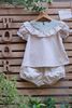 Set Berry Cotton Linen kẻ caro