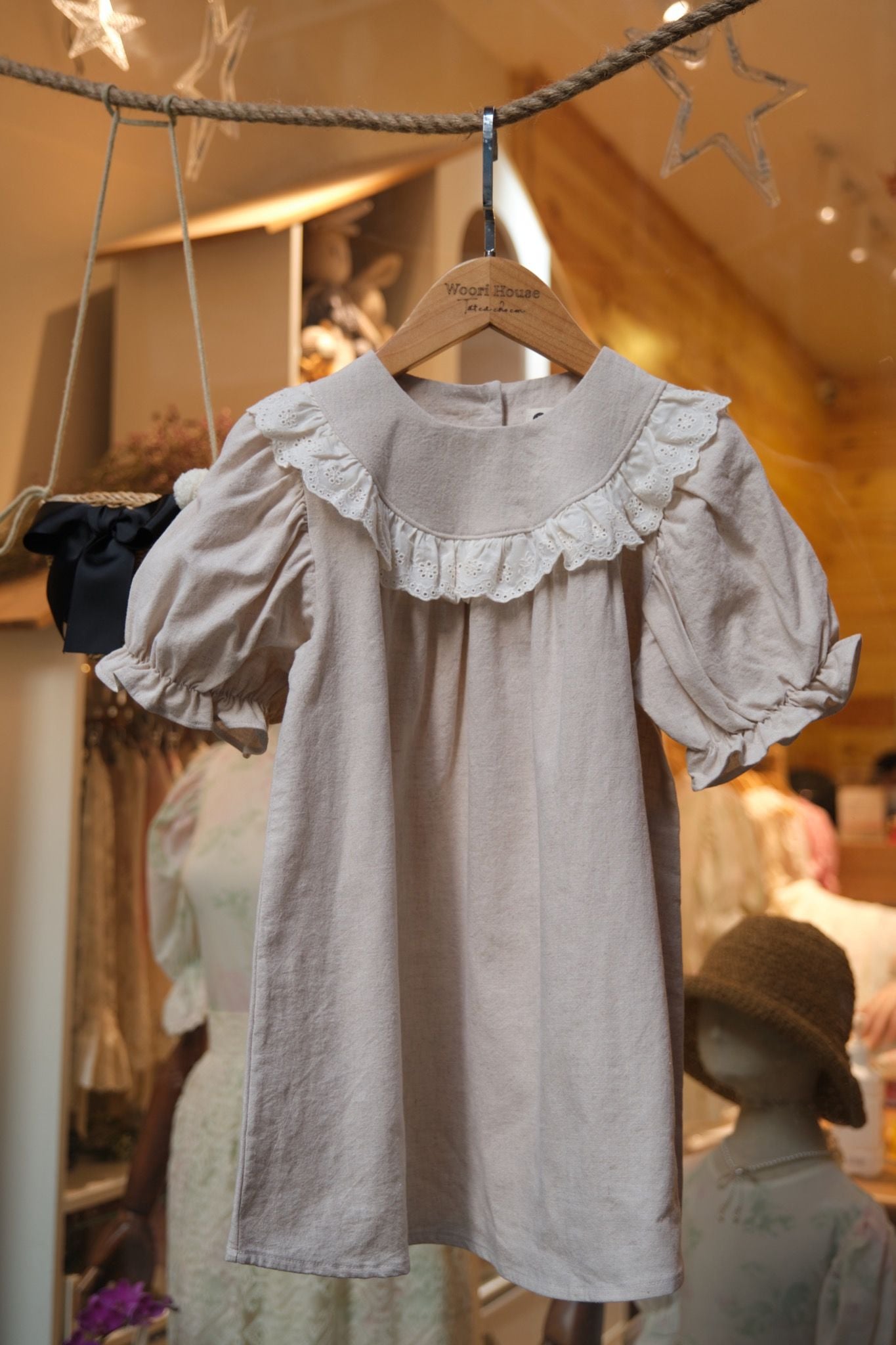 AR - Váy Luna cotton hữu cơ bèo nhún