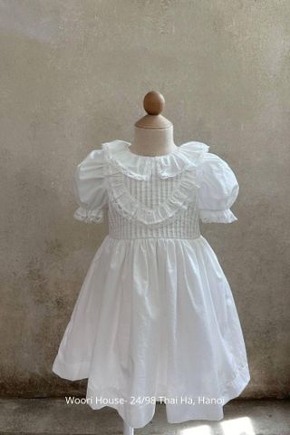 MBB - Váy Eni chếp li cổ bèo