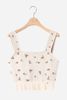 Mom - Ti Áo len 2 dây Floral Bustier