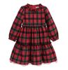 Kids- CS Váy Christmas kẻ caro đỏ chân tutu