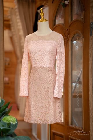 SD Váy Adalie ren phối màu cao cấp