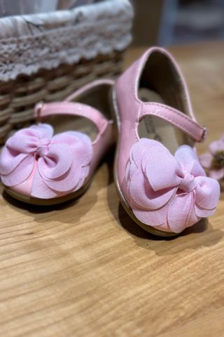 Giày Camelia hoa lụa