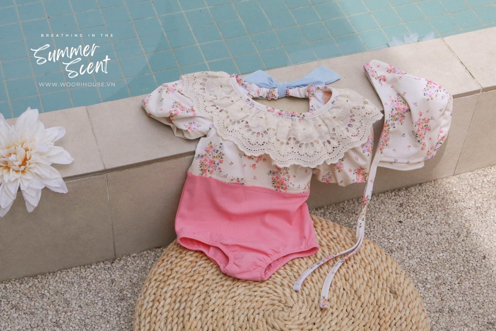 FL Set bơi Laurent suit kèm mũ