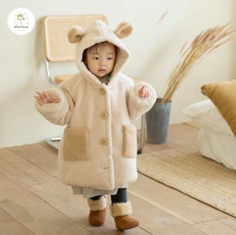 Áo khoác lông cừu Baby Fleece Fur