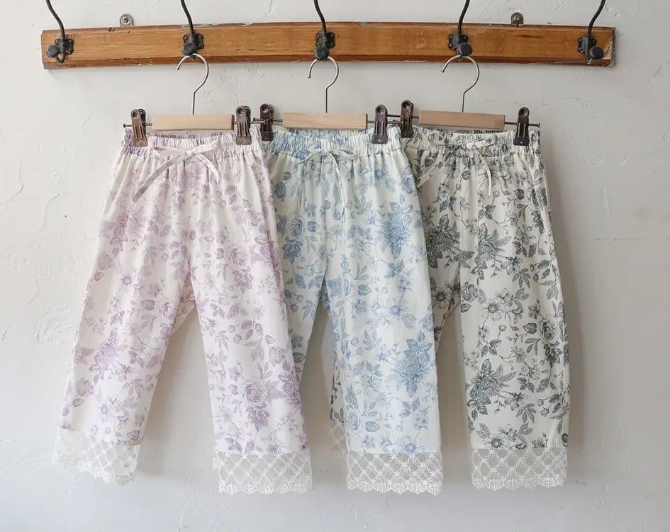 FL - Quần Lante hoa nhí gấu ren