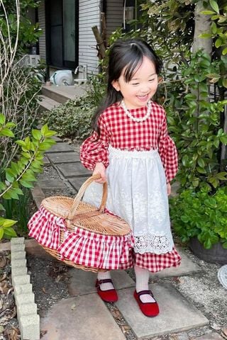 Yếm Emily Cotton Dây Hồng