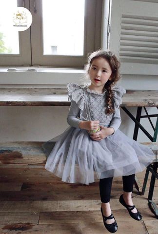 Váy CL phối ren cánh tiên