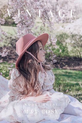 EC Váy May Rose viền ren cổ điển