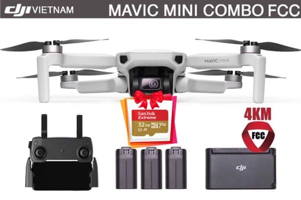  DJI MAVIC MINI COMBO (NA) FCC 4Km (Hàng Mỹ) 