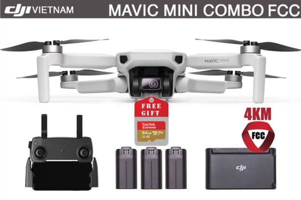  DJI MAVIC MINI COMBO (NA) FCC 4Km (Hàng Mỹ) 