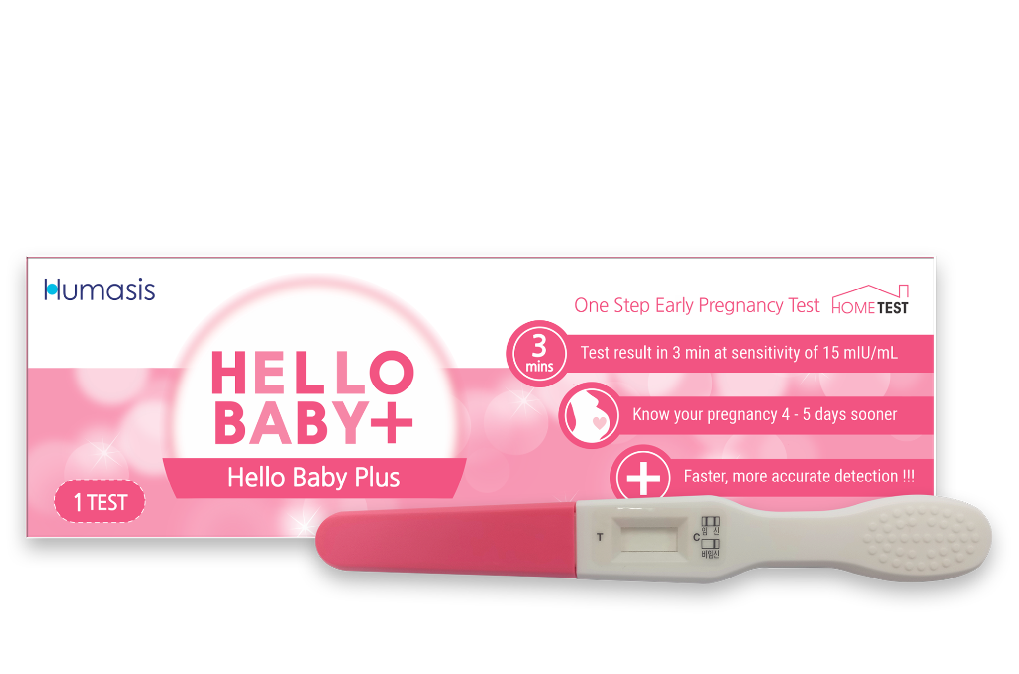 Que thử thai Hello Baby Plus Humasis Vina