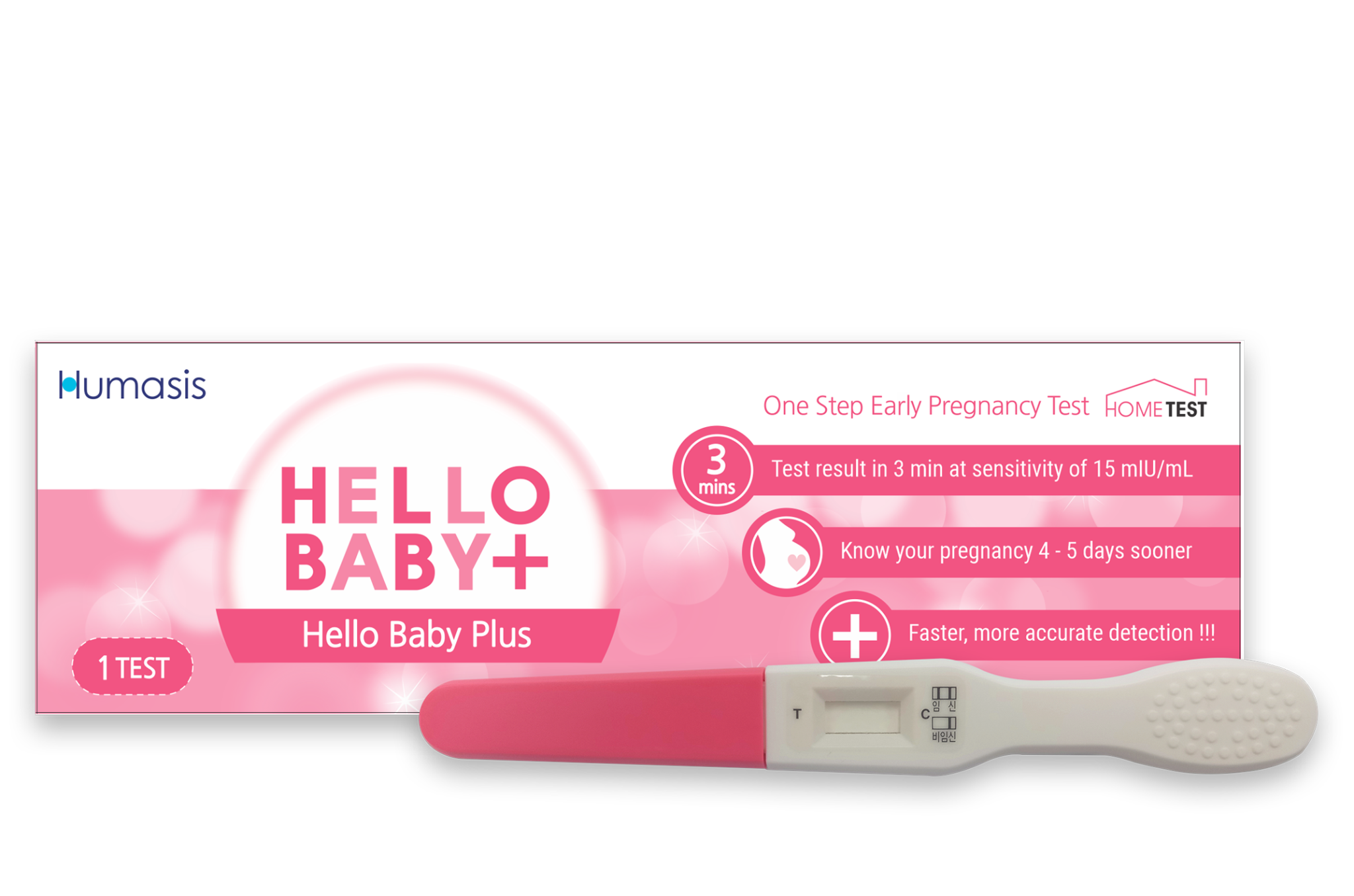  Que thử thai Hello Baby Plus 