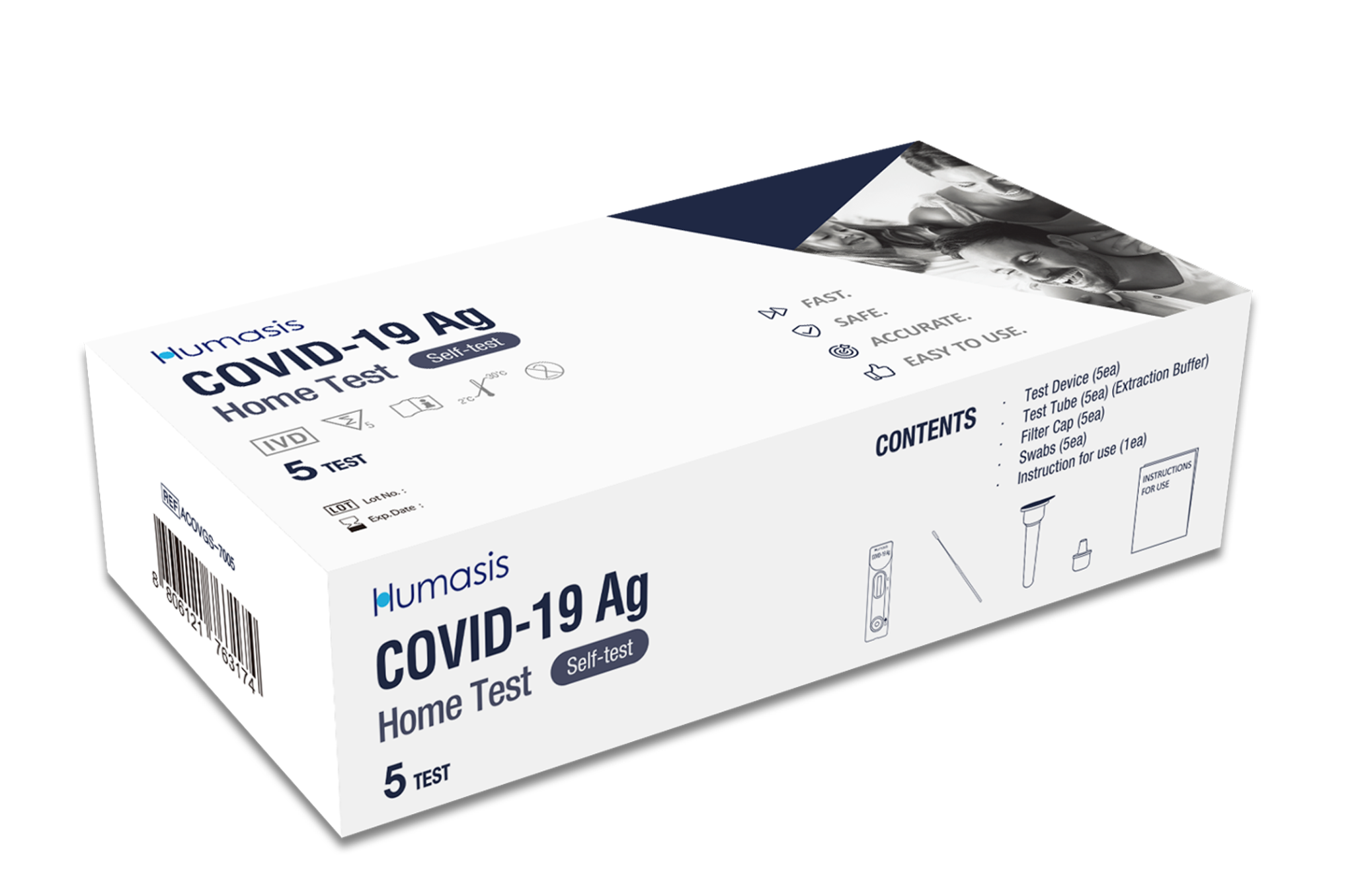  HUMASIS COVID-19 Ag Home Test 