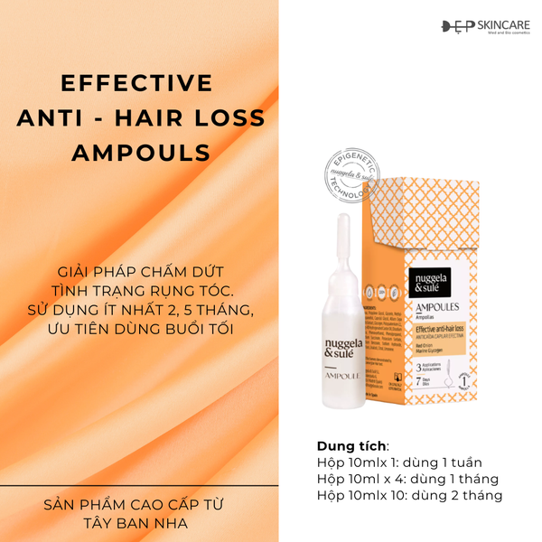 Tinh chất ngừa rụng tóc, chống hói Anti-Hair Loss Ampoules Nuggela ...