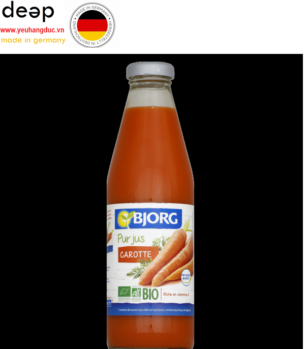  Nước ép cà rốt hữu cơ Bjorg (750ml) DEEP23 www.yeuhangduc.vn sẵn sàng cho bạn 