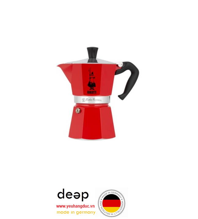  Ấm pha cà phê Bialetti Moka Express Rossa 0004942/NP (3TZ) DEEP47 www.yeuhangduc.vn sẵn sàng cho bạn 