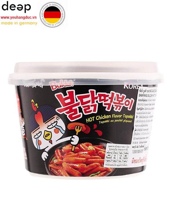  Bánh Gạo Tokpokki Gà Cay Samyang Tô 185G DEEP37 www.yeuhangduc.vn sẵn sàng cho bạn 