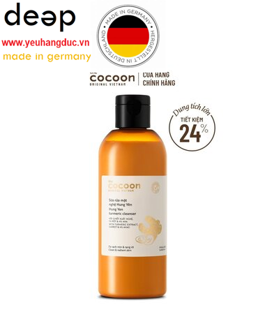  Sữa Rửa Mặt Cocoon Chiết Xuất Từ Nghệ Hưng Yên 310ml DEEP33 www.yeuhangduc.vn sẵn sàng cho bạn 