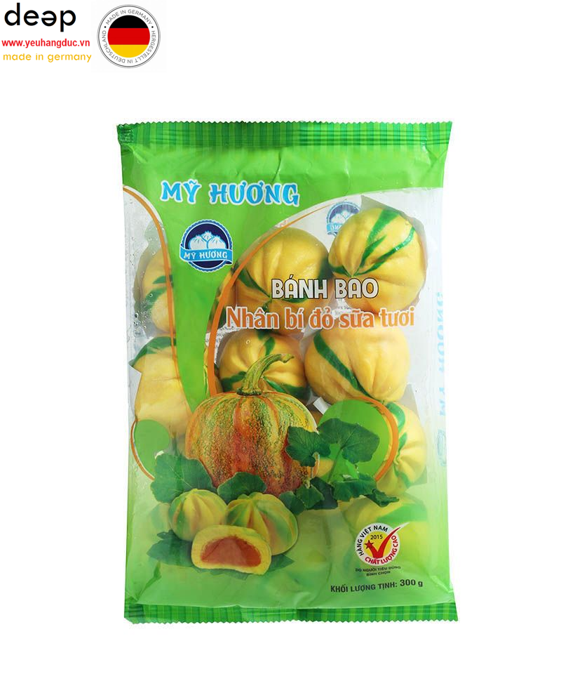  Bánh Bao Bí Đỏ Sữa Tươi Mỹ Hương Bịch 300G (12 Cái) DEEP29 www.yeuhangduc.vn sẵn sàng cho bạn 