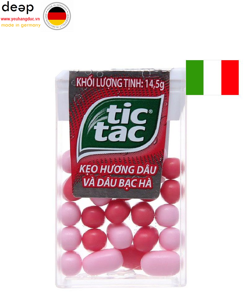  Kẹo Tic Tac Hương Dâu Và Dâu Bạc Hà 14.5G DEEP29 www.yeuhangduc.vn sẵn sàng cho bạn 