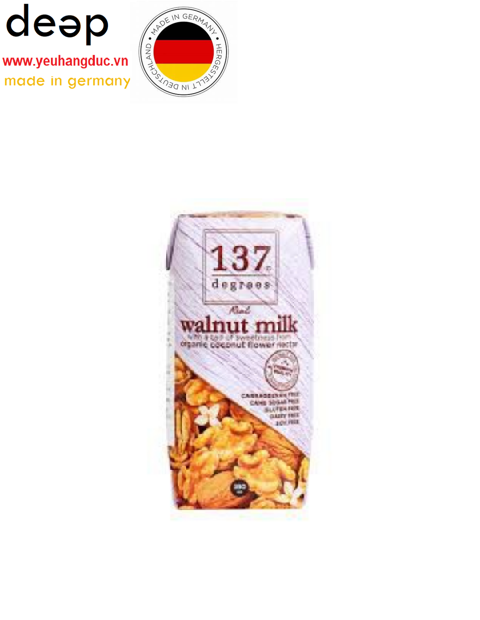  Sữa óc chó nguyên chất 137 Degrees (Hộp 180ML) DEEP41 www.yeuhangduc.vn sẵn sàng cho bạn 