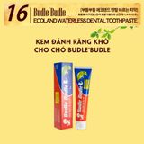  Kem đánh răng cho chó Budle'Budle | 100% thiên nhiên | Loại bỏ mảng bám và vi khuẩn | Hơi thở thơm mát | Phòng bệnh về răng nướu 