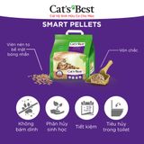  Cát gỗ vệ sinh hữu cơ Cat's Best Smart Pellets dành cho mèo lông dài | Không dính lông mèo | Vón cục | Xả được trong toilet 