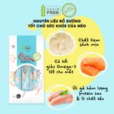  Xốt thịt thật cho mèo Chupa Creamy | 100% thịt thật | Grain Free | Tốt cho tim mạch và trí não | Nhiều vị 