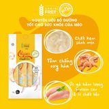  Xốt thịt thật cho mèo Chupa Creamy | 100% thịt thật | Grain Free | Tốt cho tim mạch và trí não | Nhiều vị 