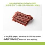  Thịt sấy kiểu Singapore Bowwow | Chứa 95% thịt tươi | Giàu protein | Phục hồi năng lượng | Tăng cường khả năng miễn dịch 