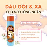  Dầu gội và xả cho mèo Lee&Webster | 100% thiên nhiên | Da sạch khoẻ | Lông bóng mượt | Giảm rụng, xơ rối 