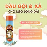  Dầu gội và xả cho mèo Lee&Webster | 100% thiên nhiên | Da sạch khoẻ | Lông bóng mượt | Giảm rụng, xơ rối 