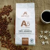  Cà phê AEROCO hạt rang A5 (100% arabica) nguyên chất 100% rang mộc hậu vị ngọt thơm quyến rũ, hộp 500g phù hợp pha máy và pha phin 