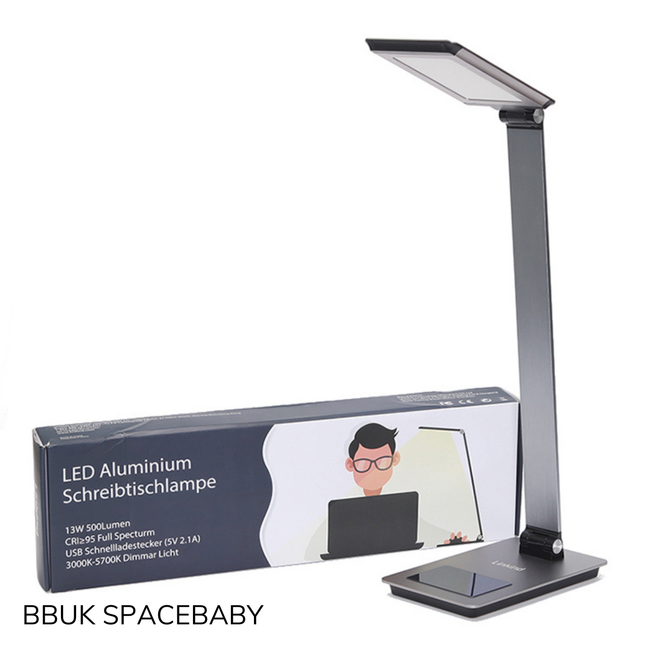  Đèn chống cận Linkind Led Aluminum Desk Lamp bảo vệ mắt quang phổ rộng không ánh sáng xanh 