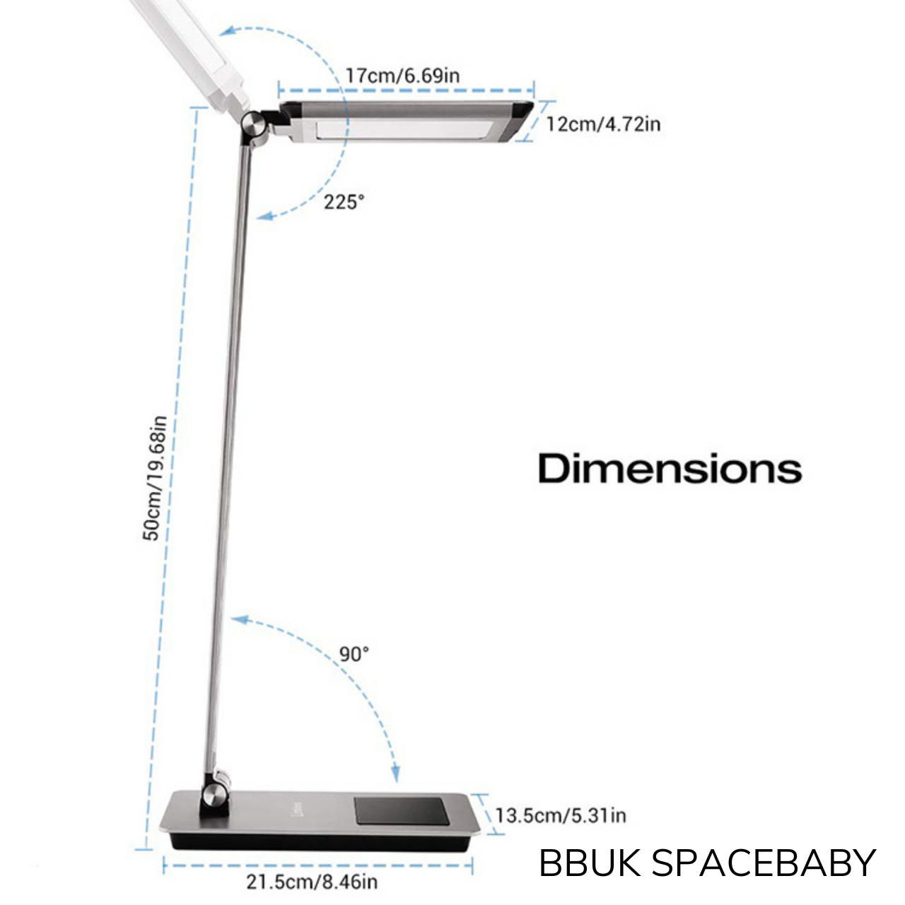  Đèn chống cận Linkind Led Aluminum Desk Lamp bảo vệ mắt quang phổ rộng không ánh sáng xanh 