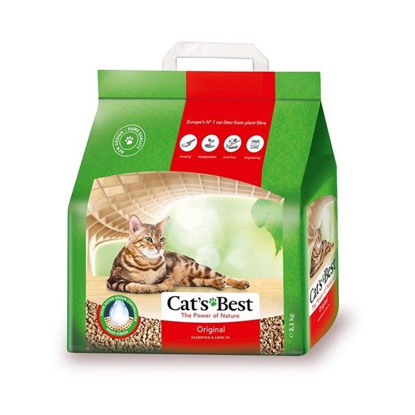  Cát vệ sinh cho mèo Cat’s Best bịch 2.1 KG 