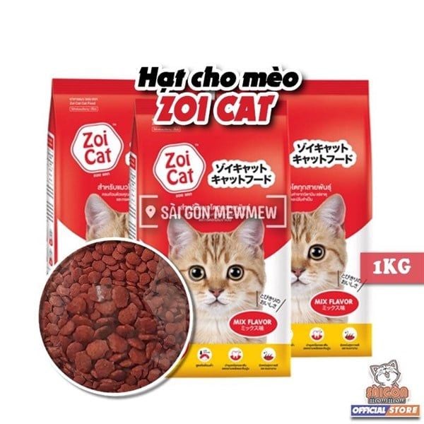  Thức ăn cho mèo Zoi Cat bịch 1Kg 
