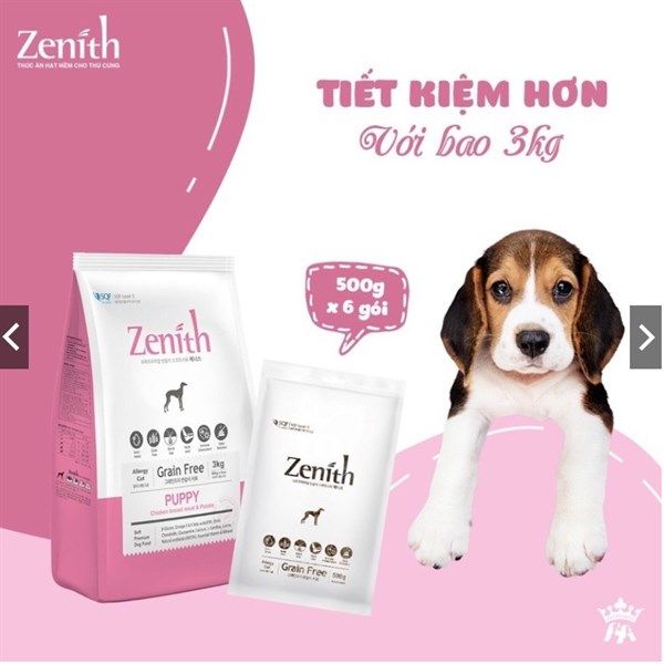  Thức ăn cho chó Zenith Puppy Grain Free 