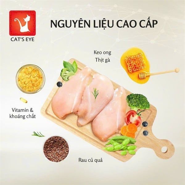  Thức ăn hạt Cat’s eye 7kg 