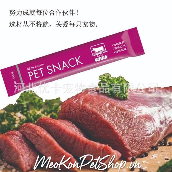  Súp thưởng Pet snack 15 gr loại mới 