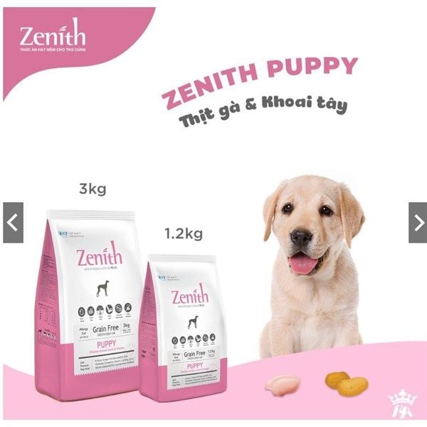  Thức ăn cho chó Zenith Puppy Grain Free 