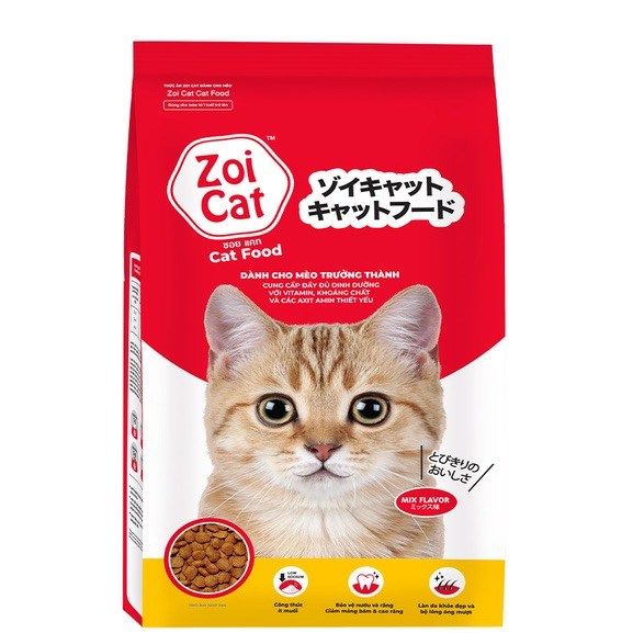  Thức ăn cho mèo Zoi Cat bịch 1Kg 