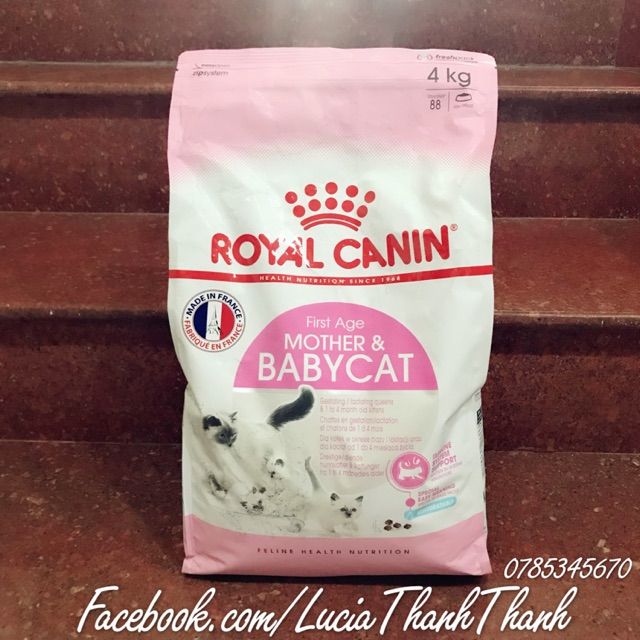  Thức ăn cho mèo ROYAL CANIN MOTHER & BABYCAT 34 bịch 1 kg 