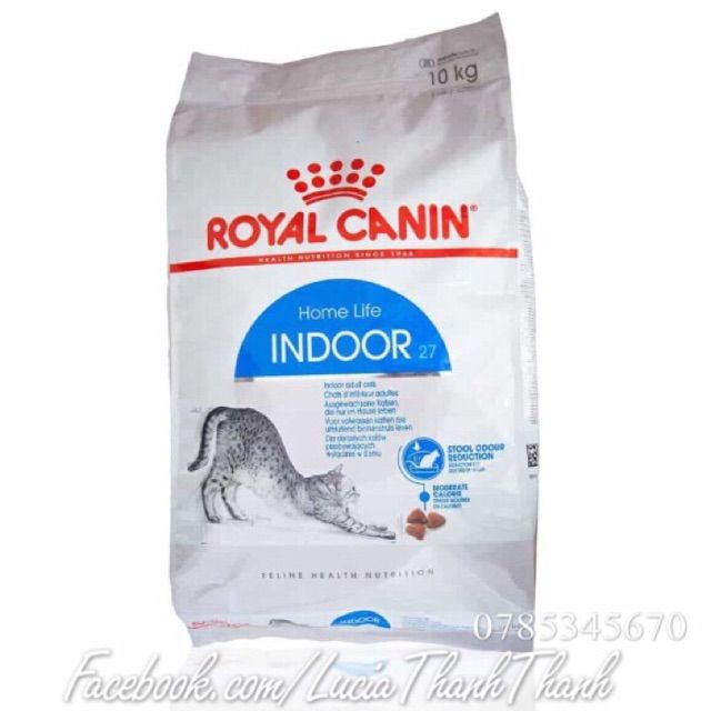  Thức ăn hạt khô cho mèo Royal Canin Indoor 27 10 kg 