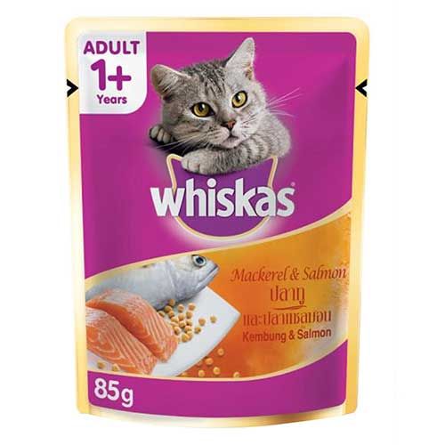  Thức Ăn Gói Pate Whiskas 80gram - Thùng 24 gói 