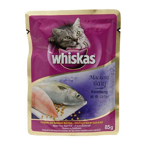  Thức Ăn Gói Pate Whiskas 80gram - Thùng 24 gói 